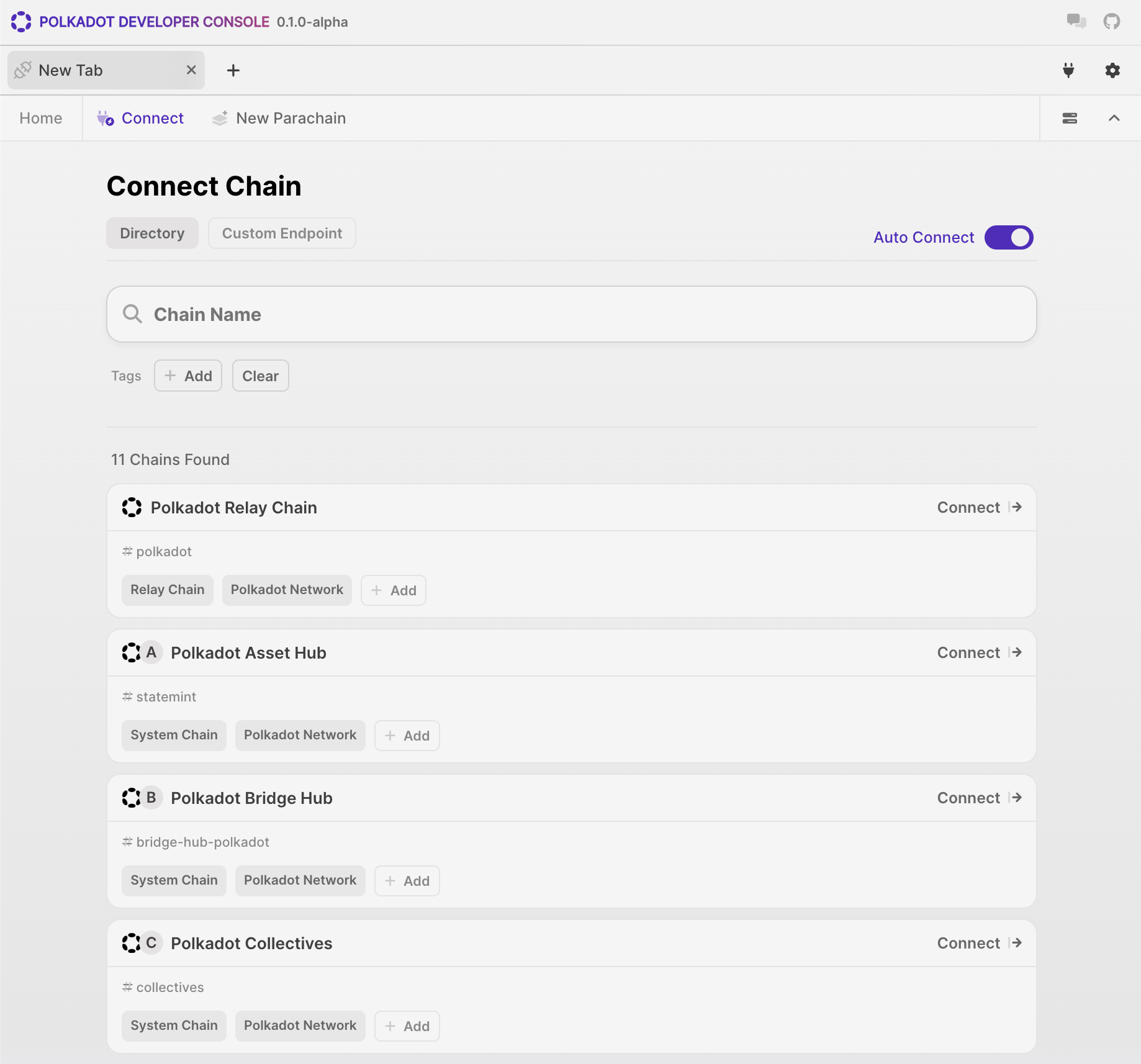 Chain Directory