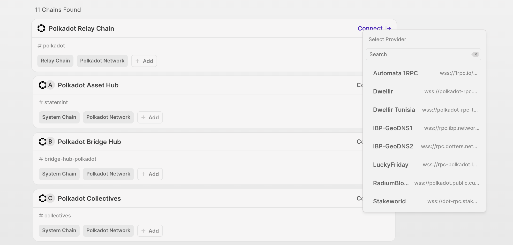 Connect to RPC Provider